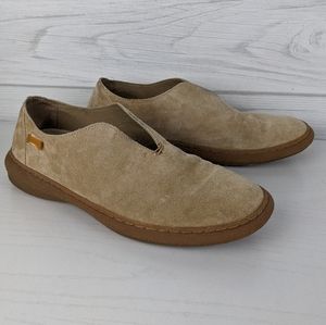 Camper Slip-On Suede Shoes Tan size 38